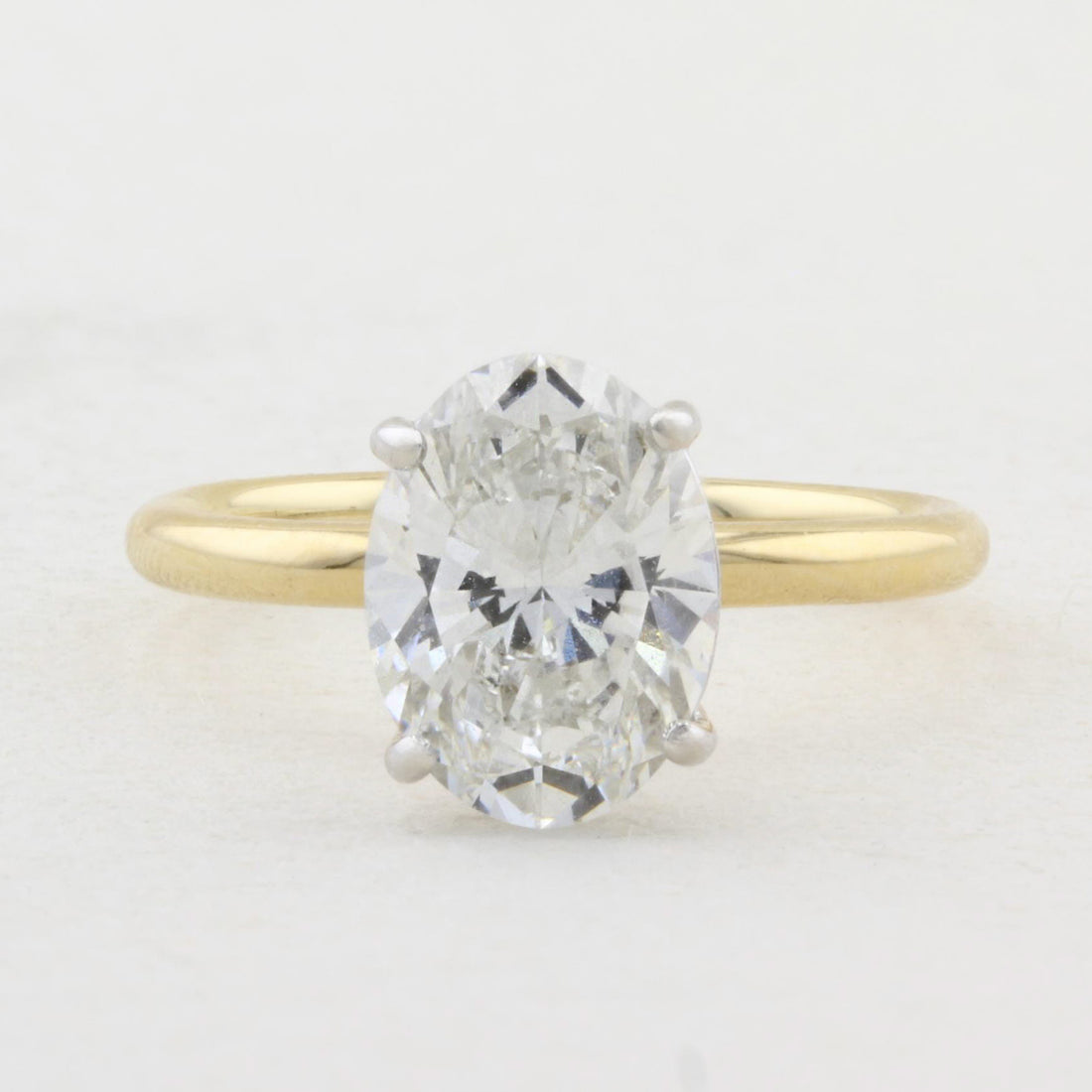 2.03ct Oval Diamond Solitaire Ring