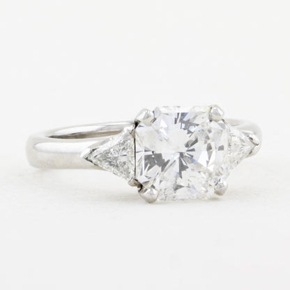 2.02ct Radiant Cut Diamond Engagement Ring