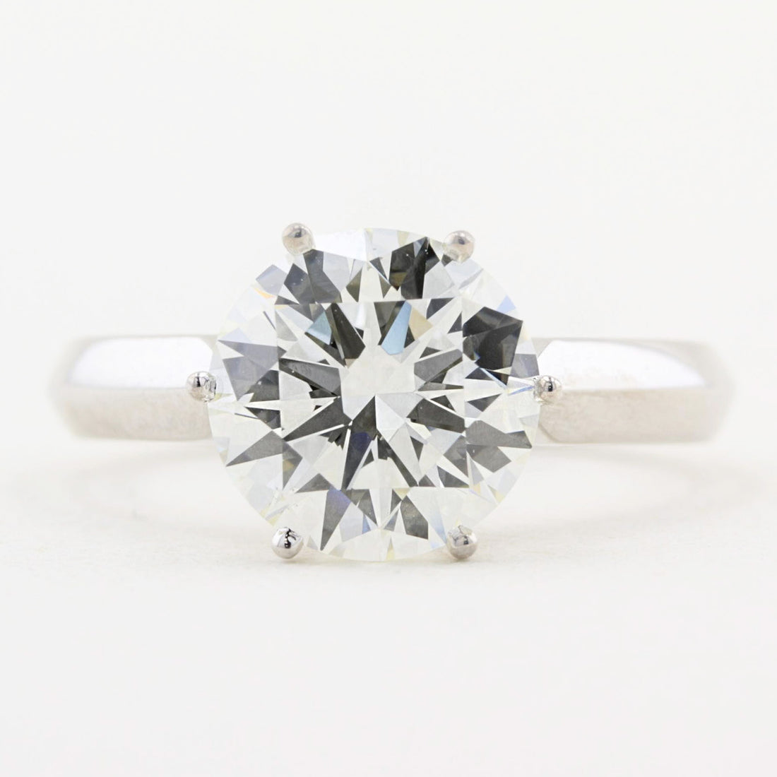 3.30ct Round Diamond Solitaire Ring