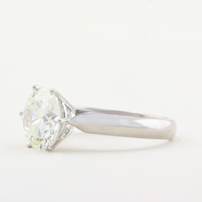 3.30ct Round Diamond Solitaire Ring
