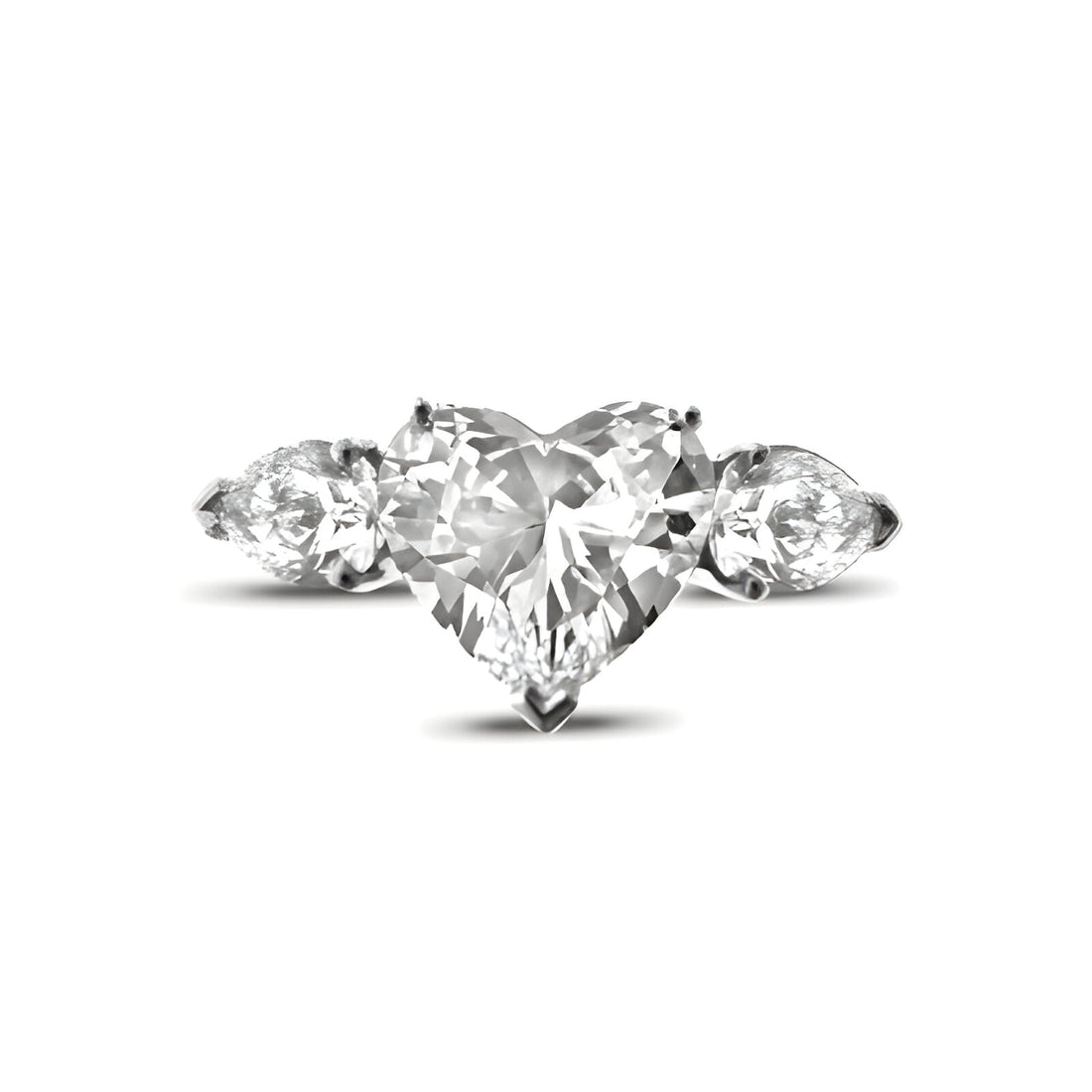 Amity Heart Shape Diamond Ring
