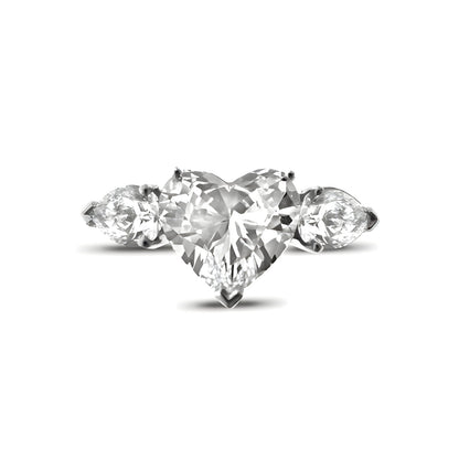 Amity Heart Shape Diamond Ring