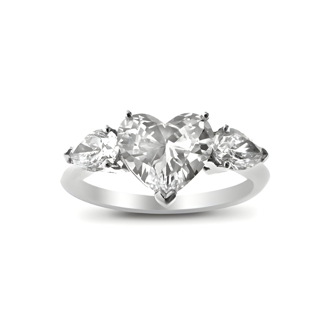 Amity Heart Shape Diamond Ring