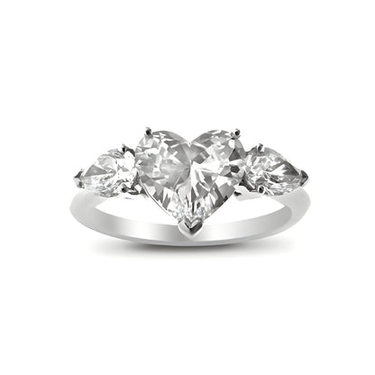 Amity Heart Shape Diamond Ring