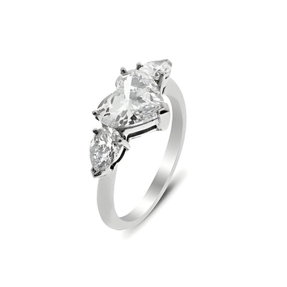 Amity Heart Shape Diamond Ring