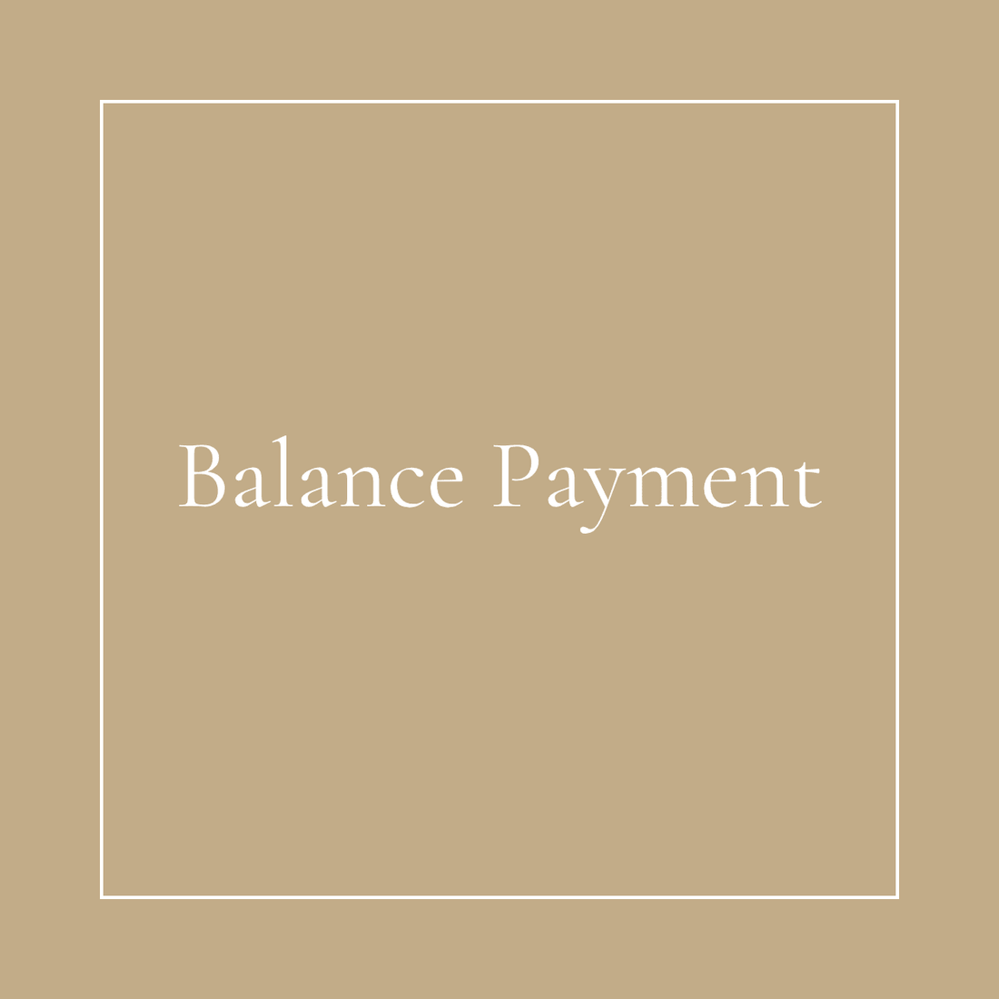 Balance Payment