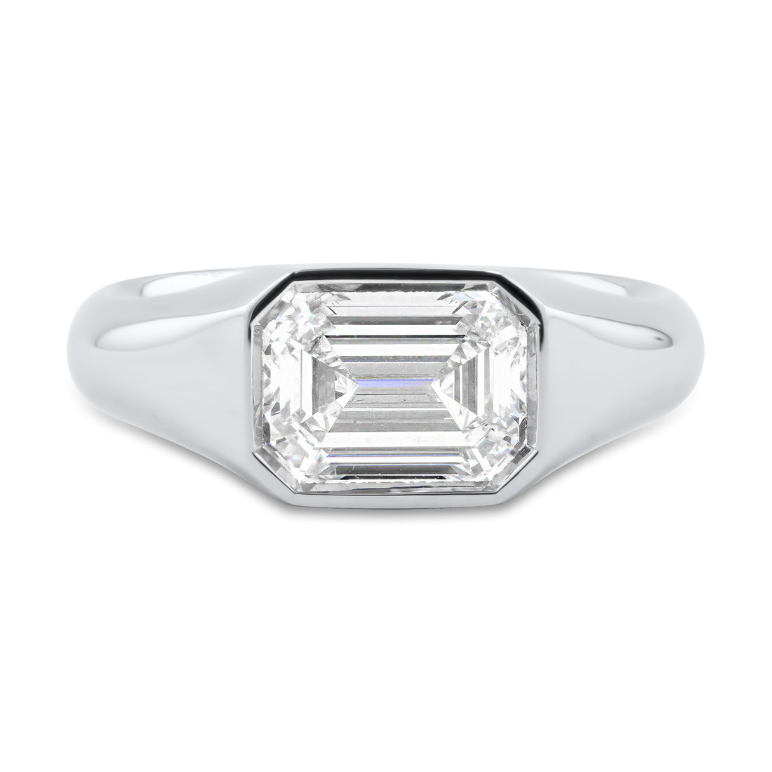 Amity Emerald Cut Diamond Ring