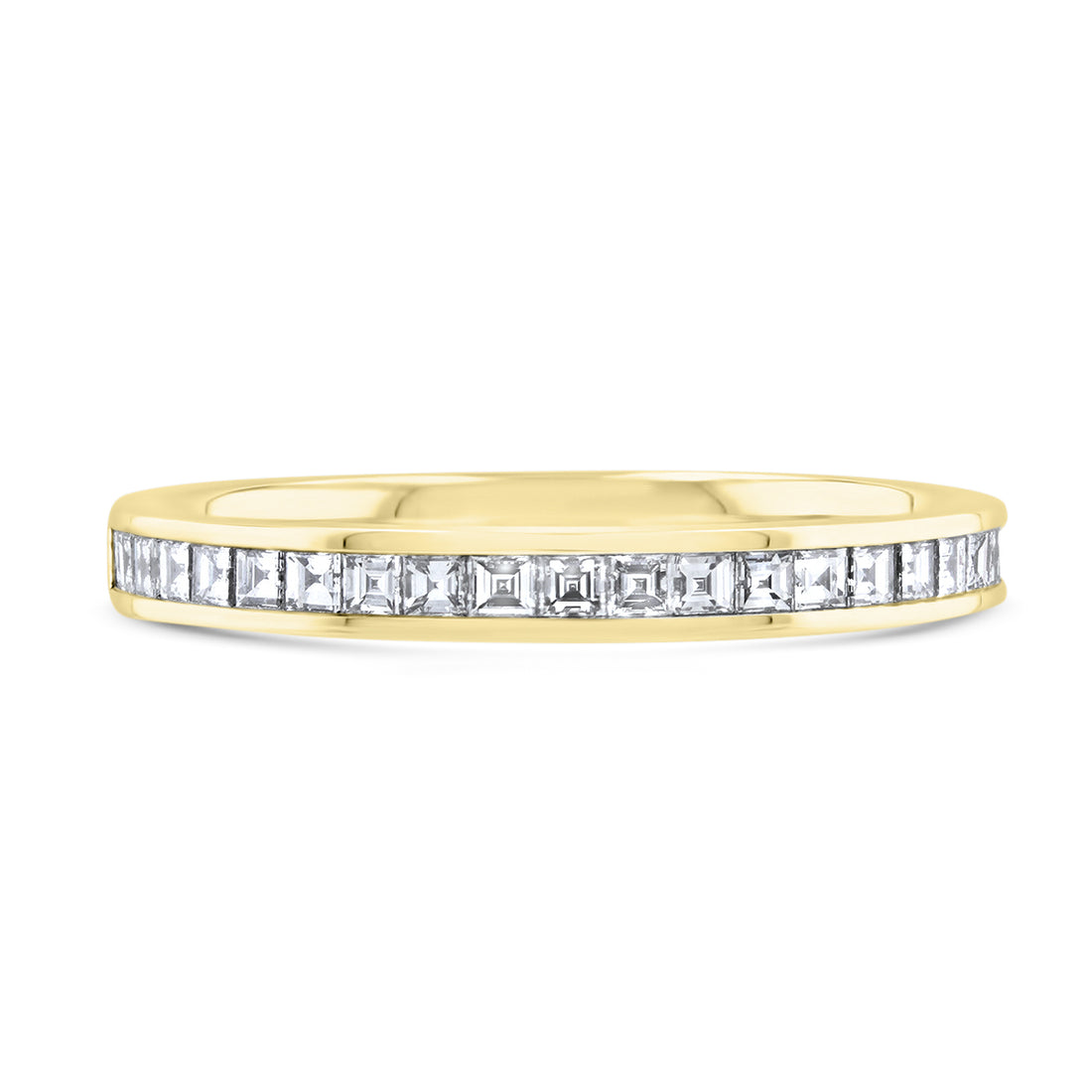 Carre Cut Diamond Eternity Ring