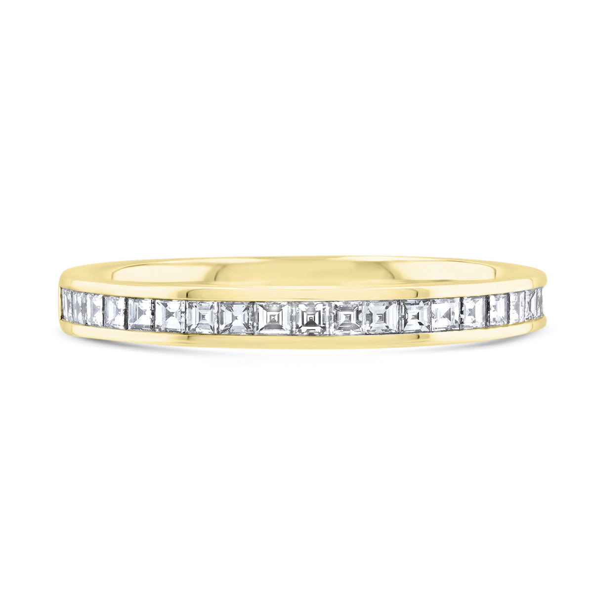 Carre Cut Diamond Eternity Ring