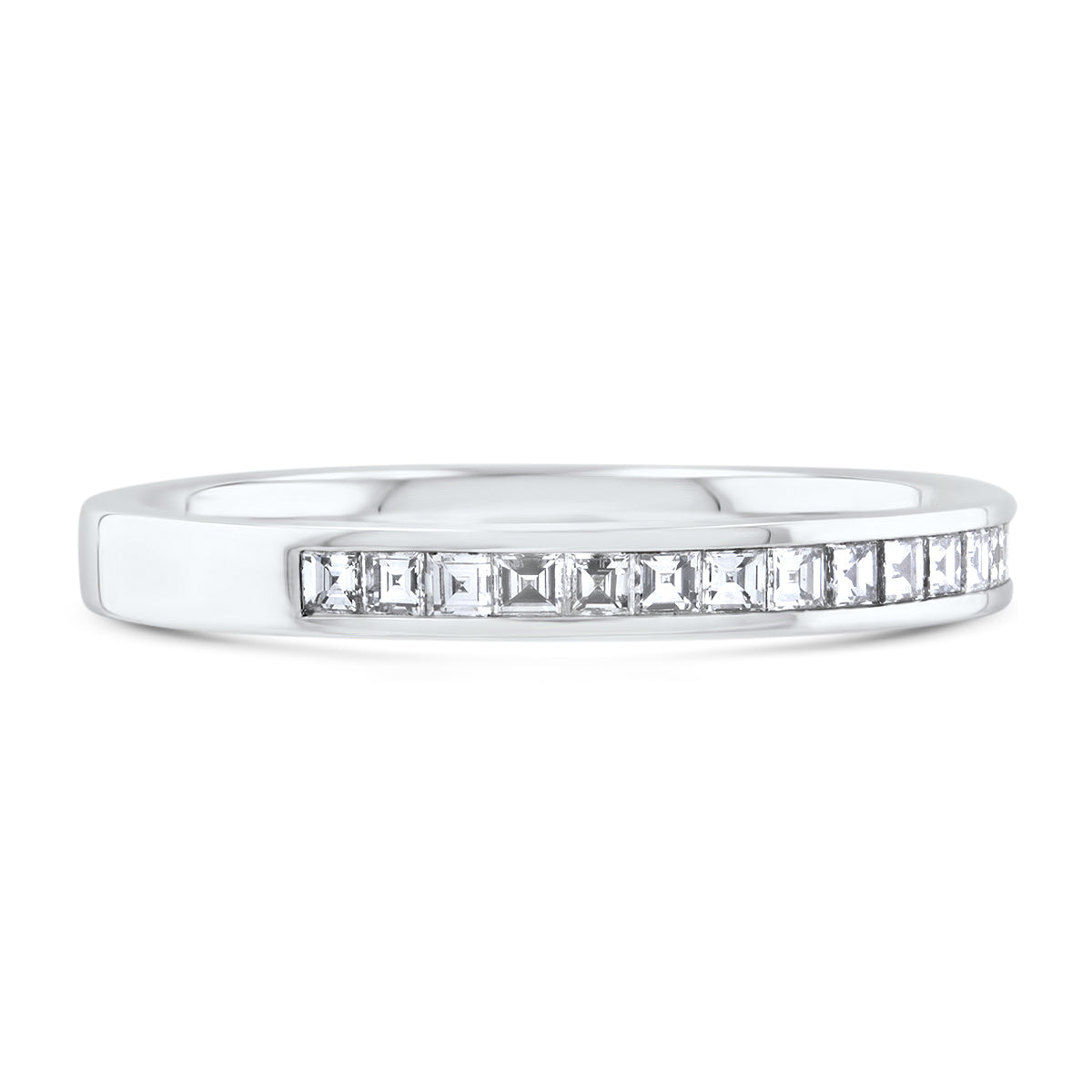 Carre Cut Diamond Eternity Ring