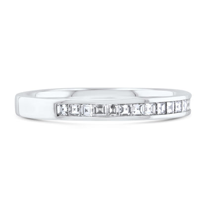 Carre Cut Diamond Eternity Ring
