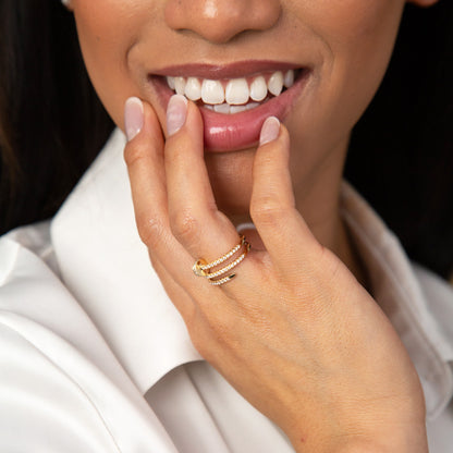 Cartier Juste Un Clou Diamond Semi-Paved Ring