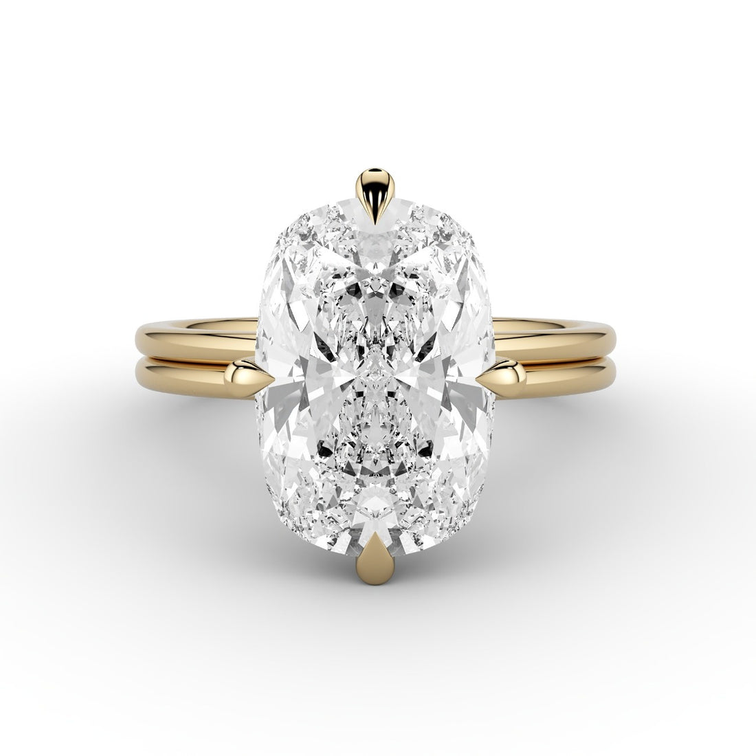 Compass Set Solitaire Ring