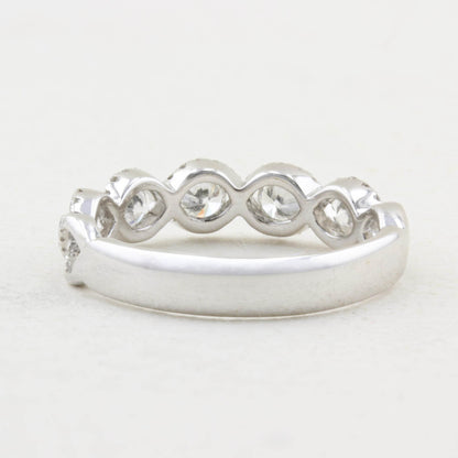 Brilliant Cut Diamond Twist Design Eternity Ring