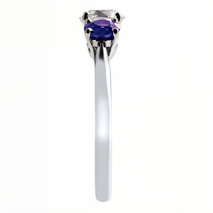 Darling Inverse Sapphire and Diamond Ring
