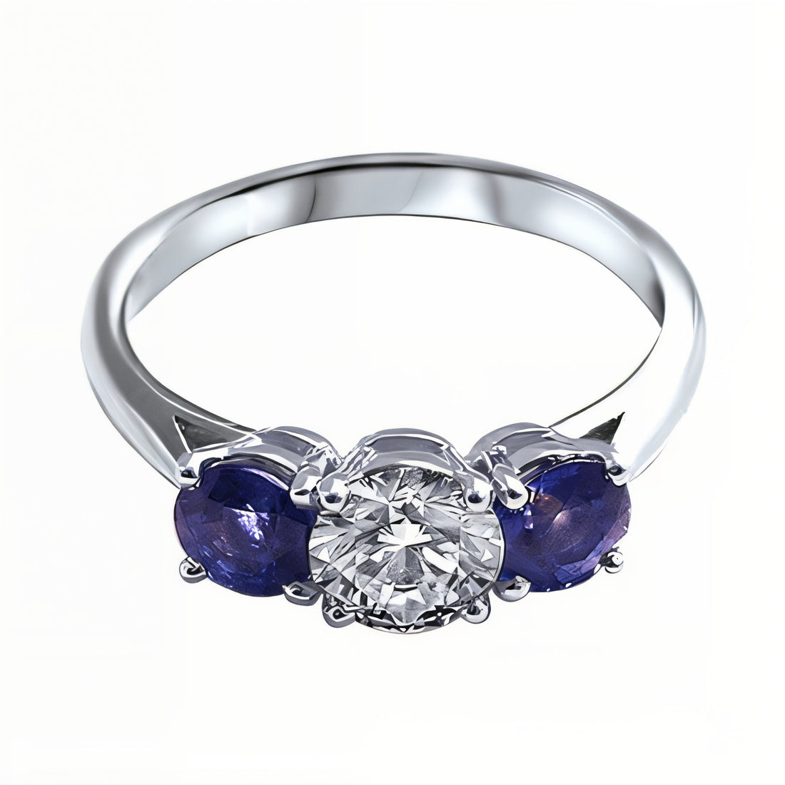 Darling Inverse Sapphire and Diamond Ring