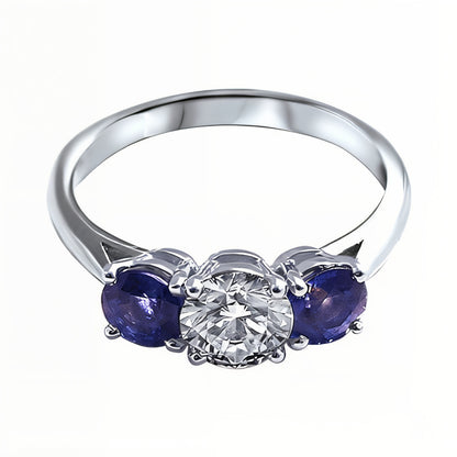 Darling Inverse Sapphire and Diamond Ring