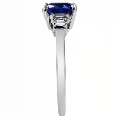 Darling Sapphire and Diamond Step Down Ring