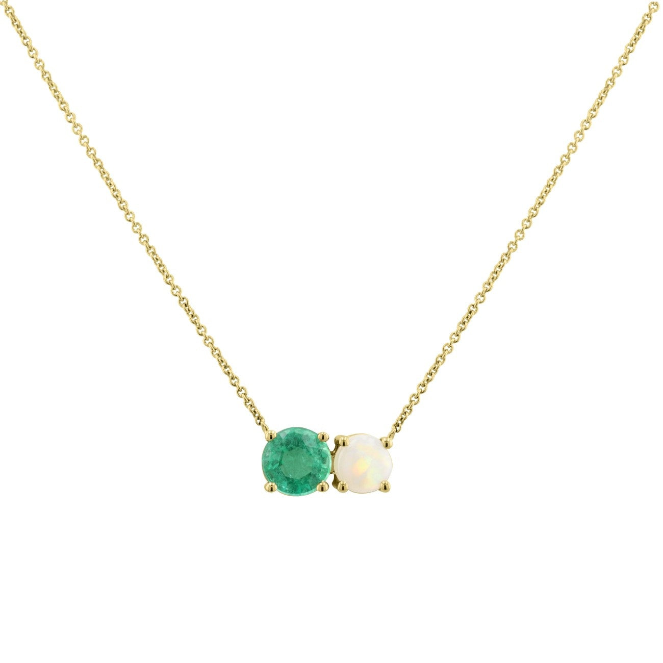 Darling Two Stone Necklace