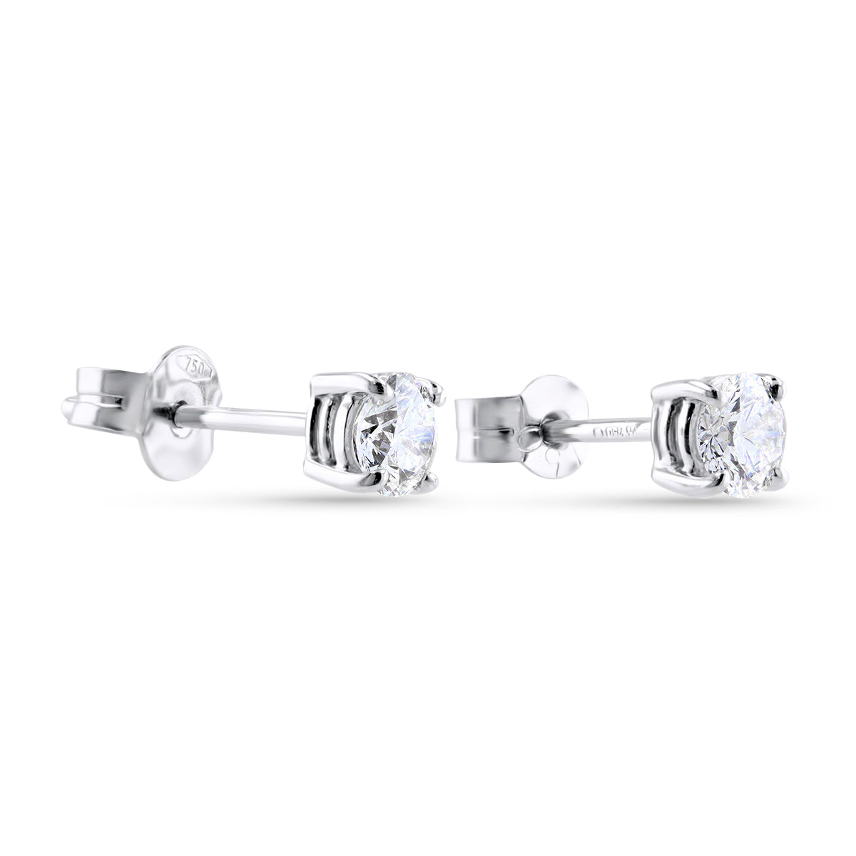 Large Diamond Stud Earrings