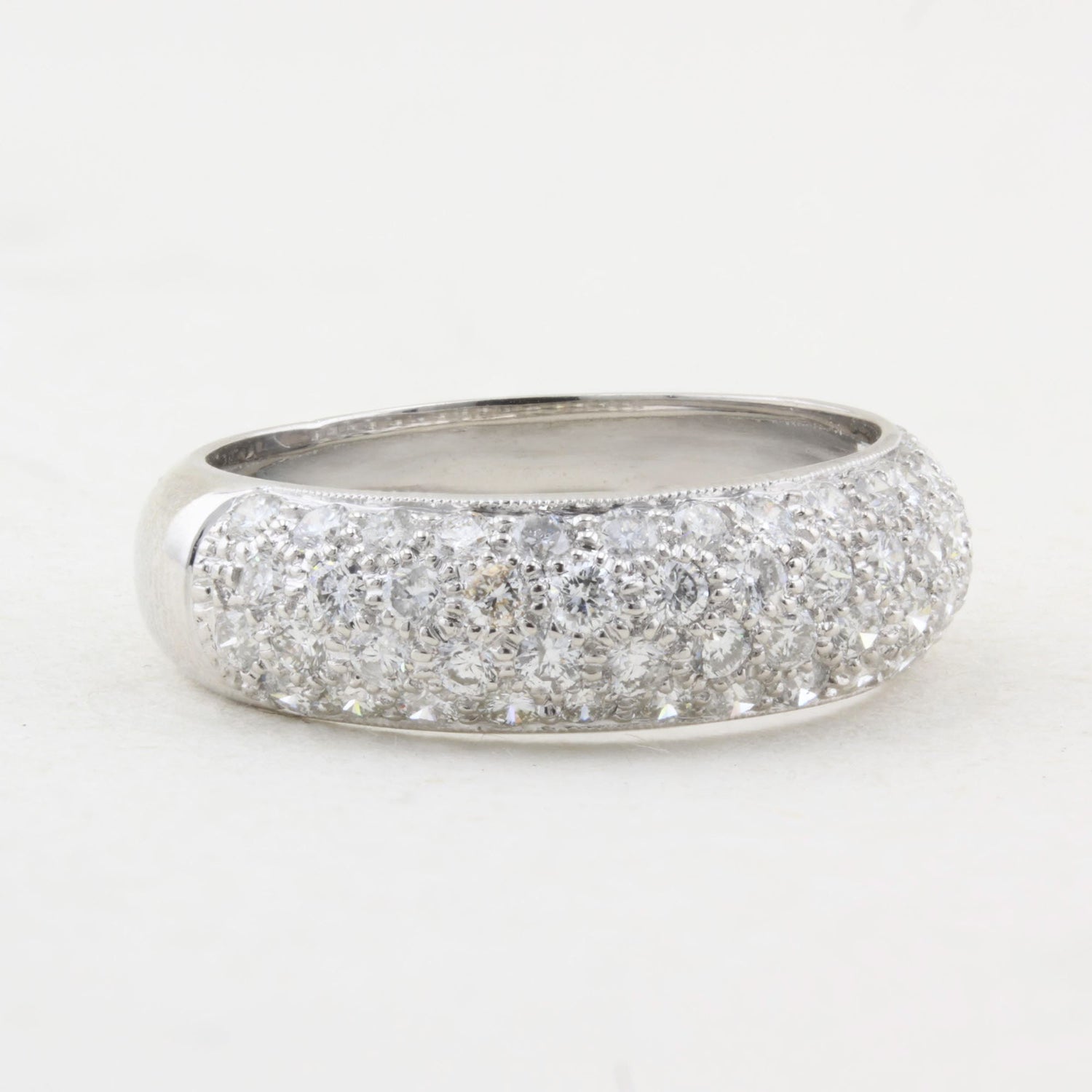 Pave Diamond Eternity Ring