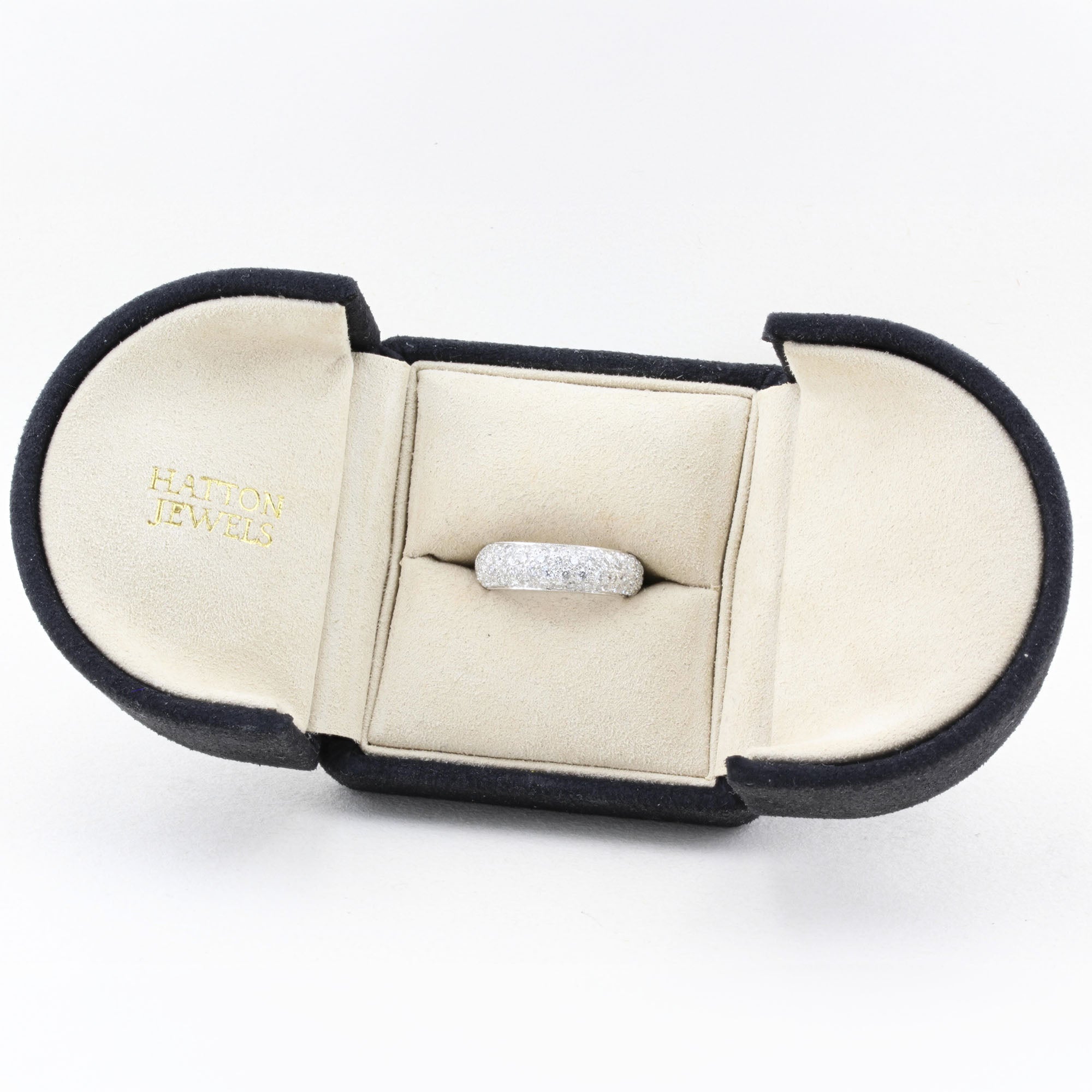 Pave Diamond Eternity Ring