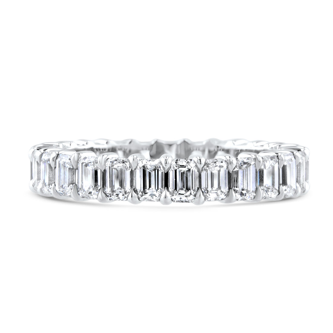 Emerald Cut Diamond Eternity Ring