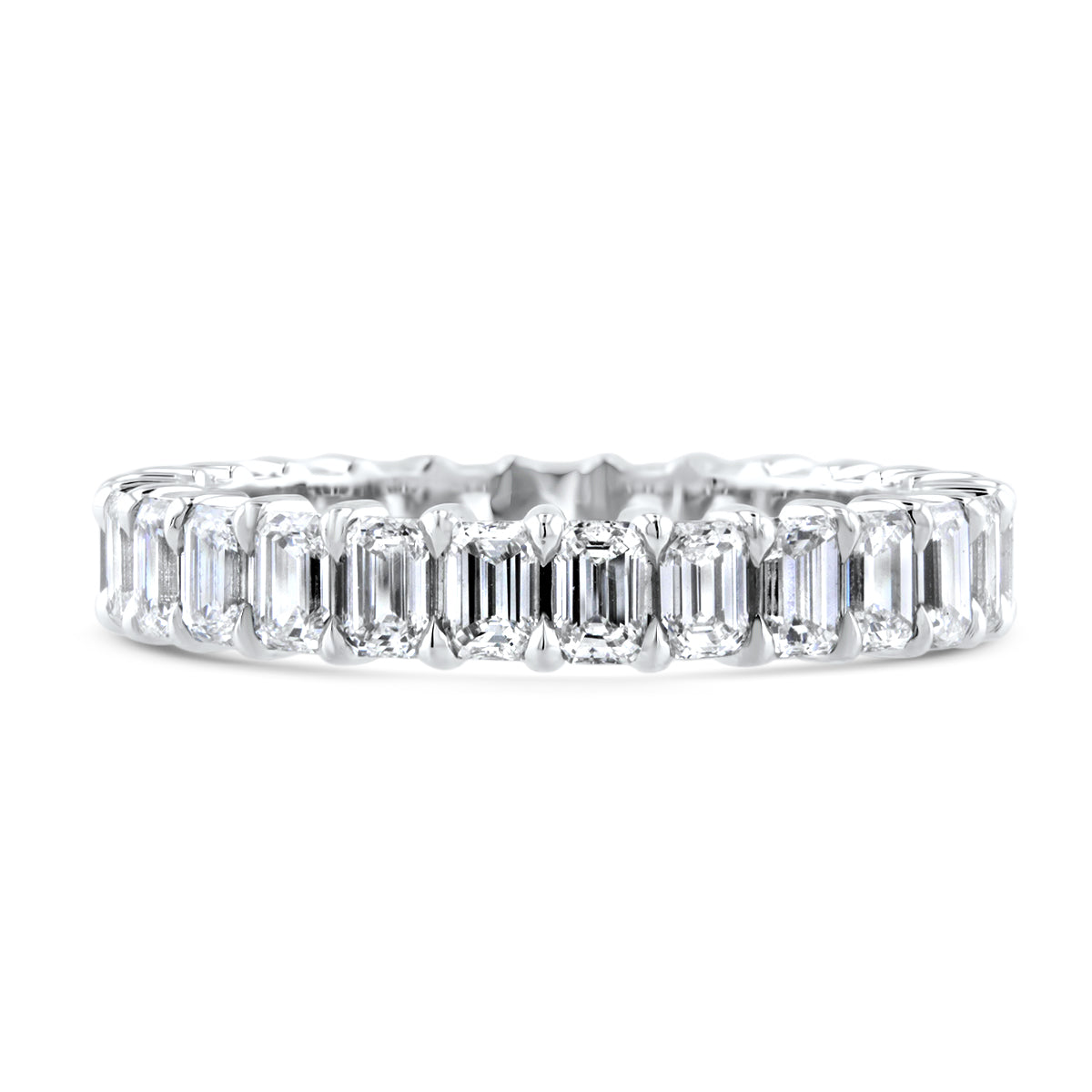 Emerald Cut Diamond Eternity Ring