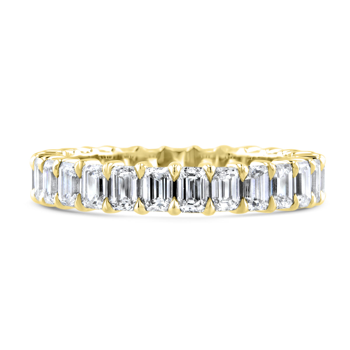 Emerald Cut Diamond Eternity Ring