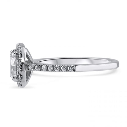 Eternelle Cushion Cut Diamond Halo Engagement Ring