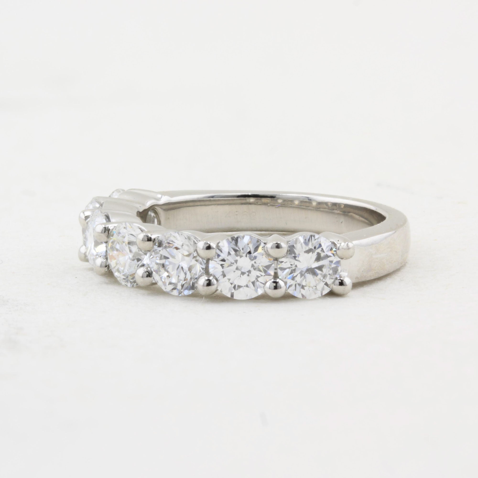 Seven Stone Round Diamond Ring