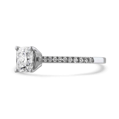 Everglow Cushion Cut Diamond Engagement Ring