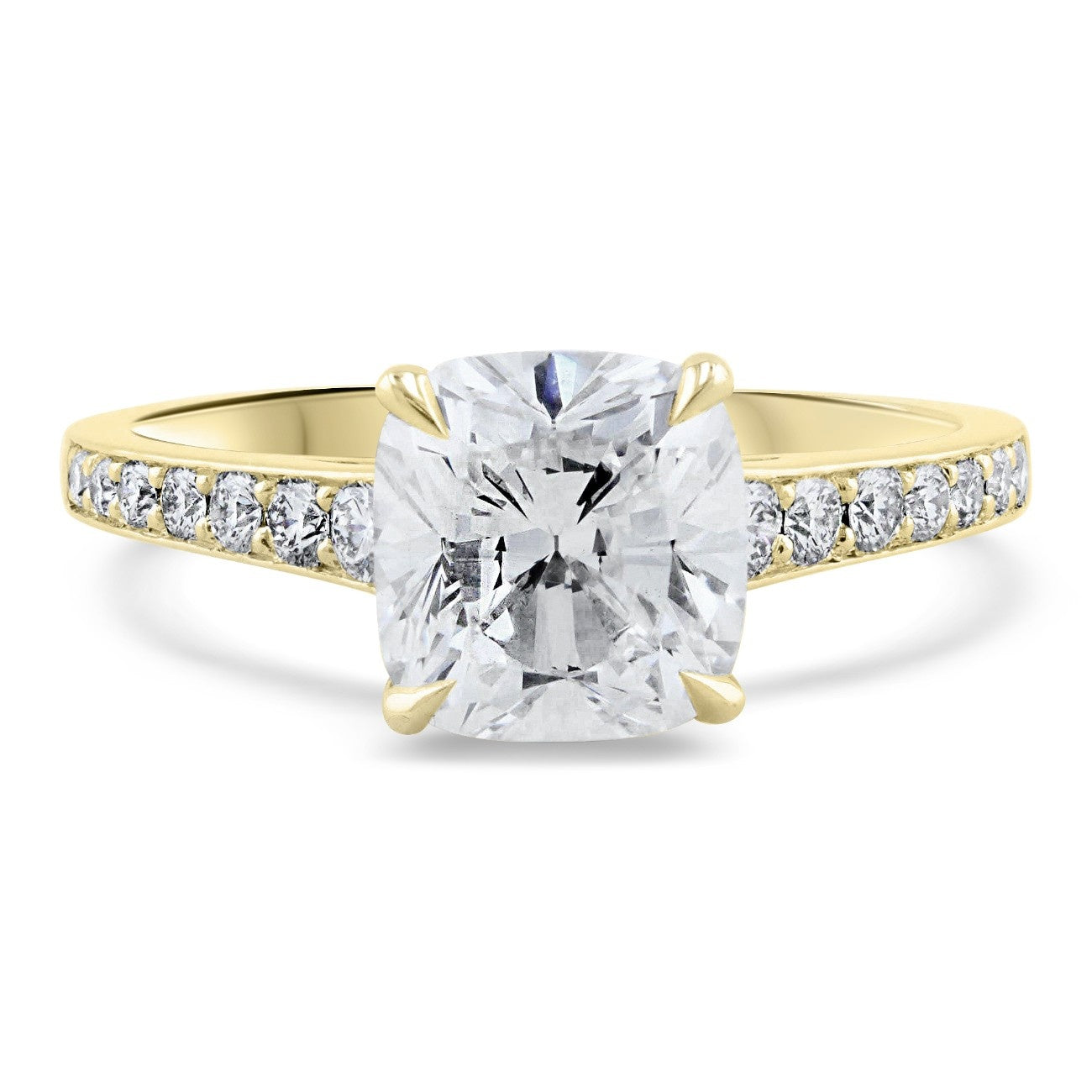 Everglow Cushion Cut Diamond Engagement Ring