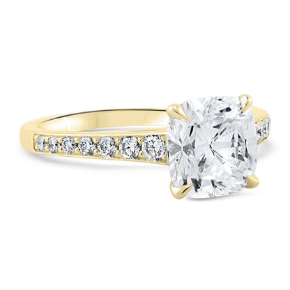 Everglow Cushion Cut Diamond Engagement Ring