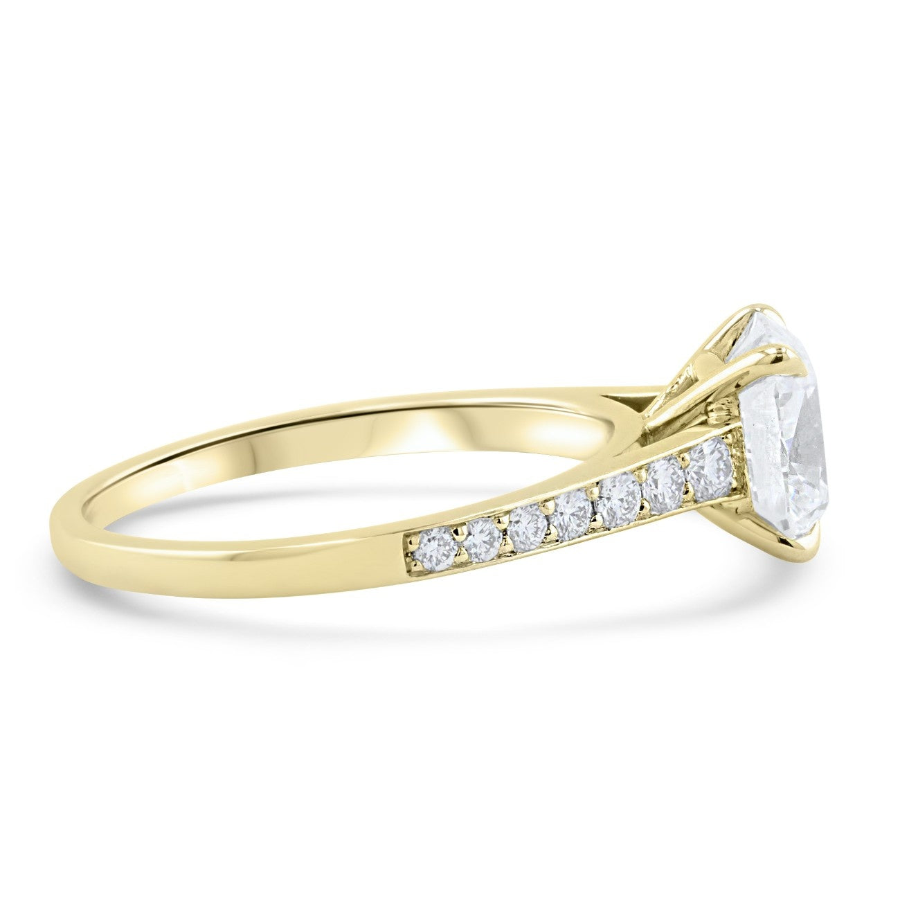 Everglow Cushion Cut Diamond Engagement Ring