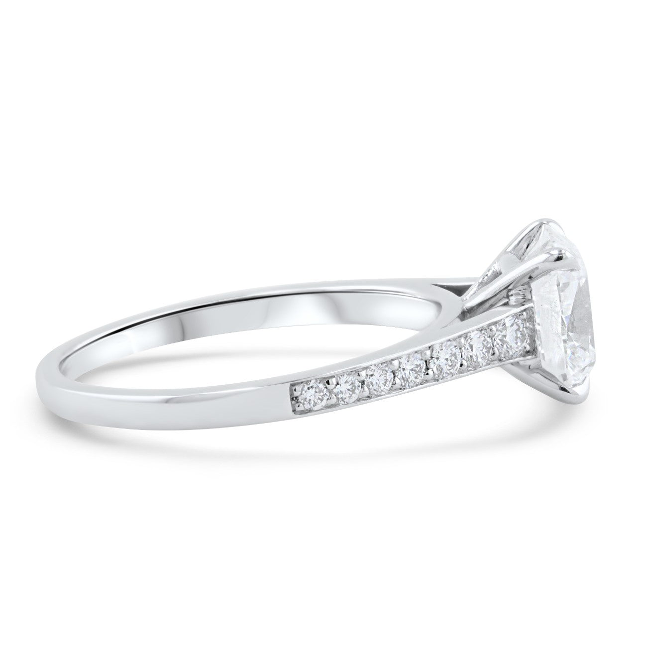 Everglow Cushion Cut Diamond Engagement Ring