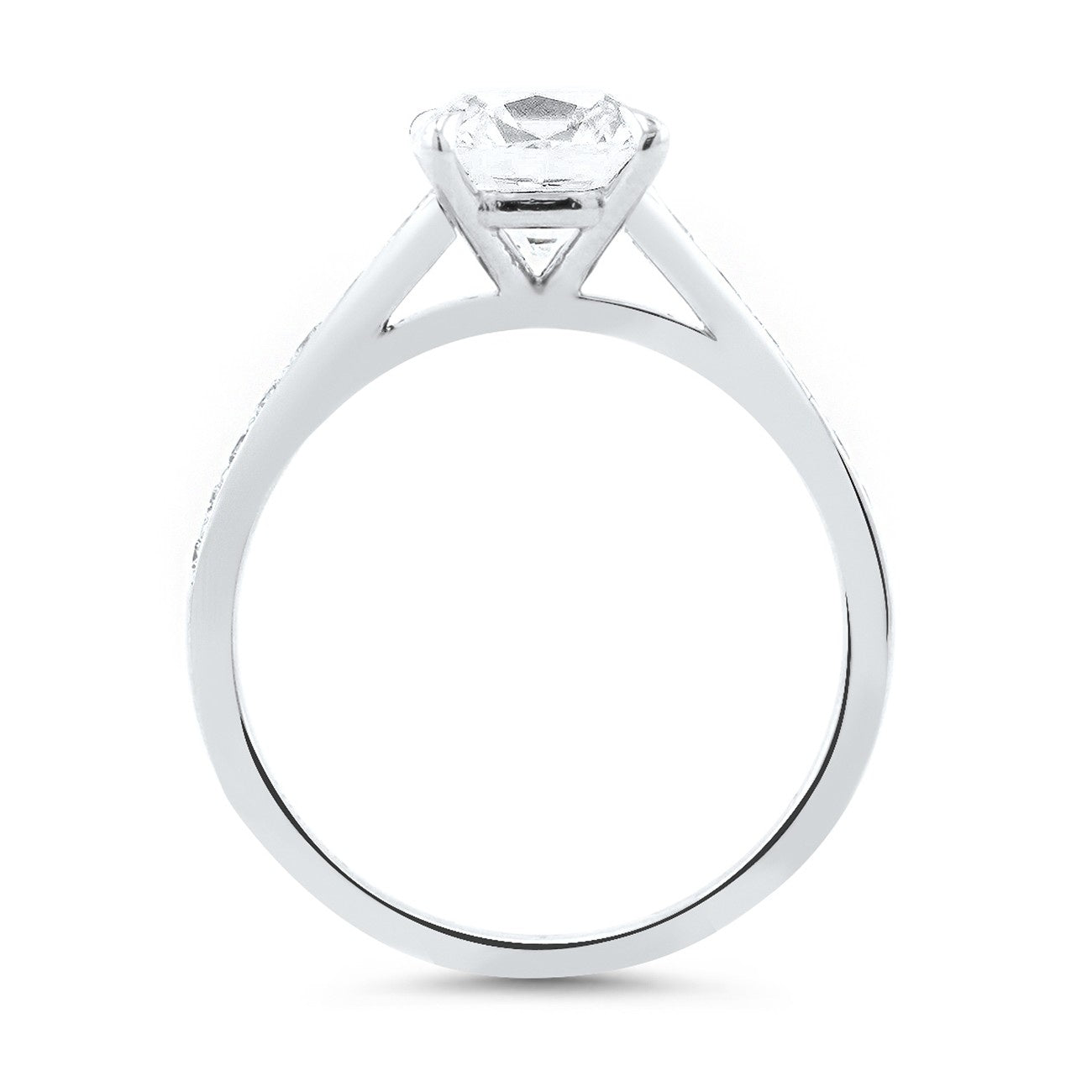 Everglow Cushion Cut Diamond Engagement Ring