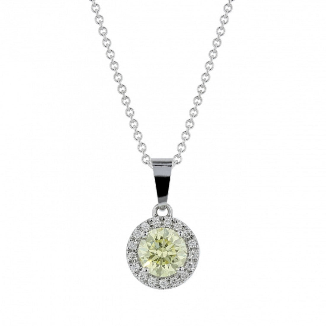 Darling Fancy Yellow Diamond Pendant