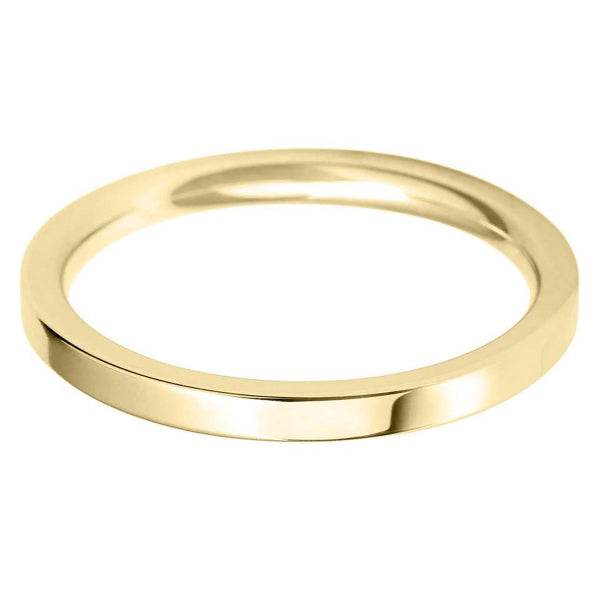Flat Court Wedding Ring