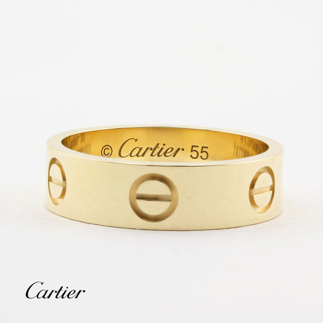 Cartier Yellow Gold Classic Love Ring - Size 55
