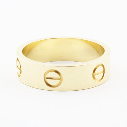 Cartier Yellow Gold Classic Love Ring - Size 55