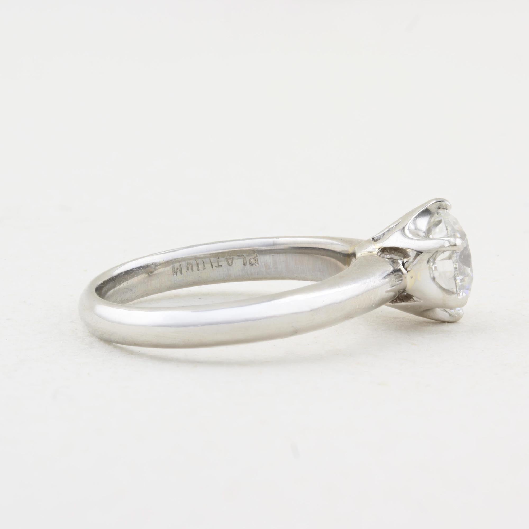 1.27ct Round Diamond Solitaire Ring