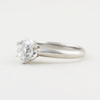1.27ct Round Diamond Solitaire Ring