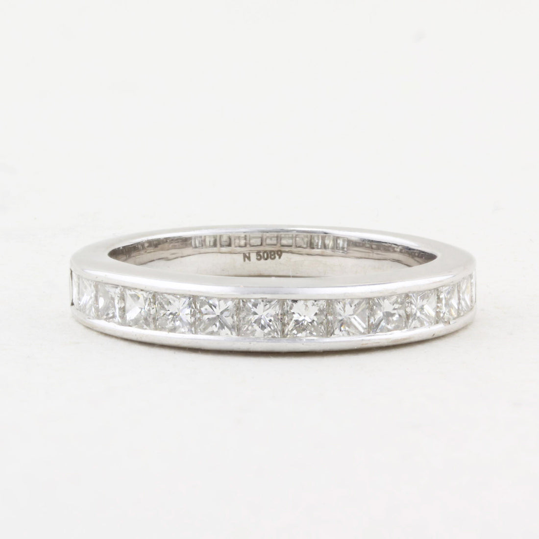 1.05ct Princess Cut Channel Set Eternity Ring