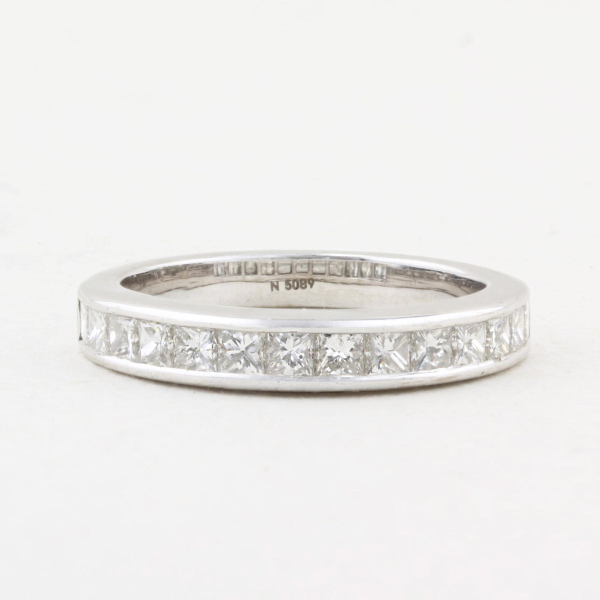 1.05ct Princess Cut Channel Set Eternity Ring