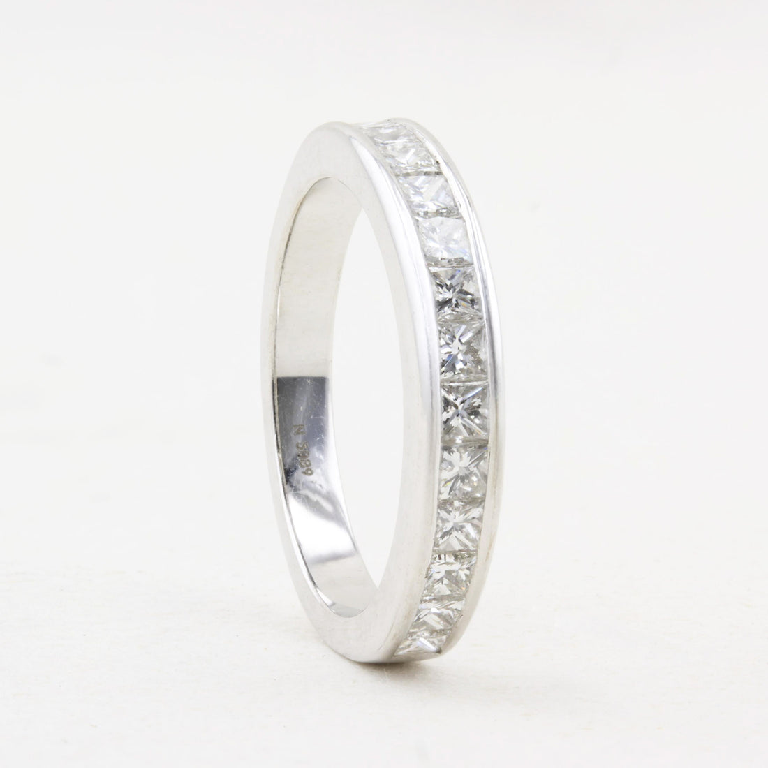 1.05ct Princess Cut Channel Set Eternity Ring