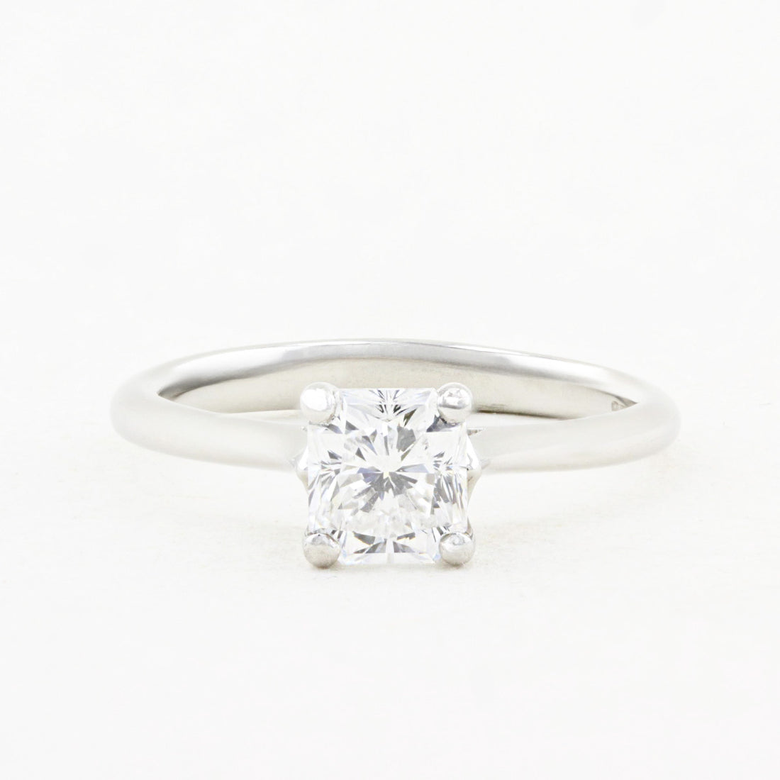 1.01ct Radiant Cut Diamond Solitaire Ring
