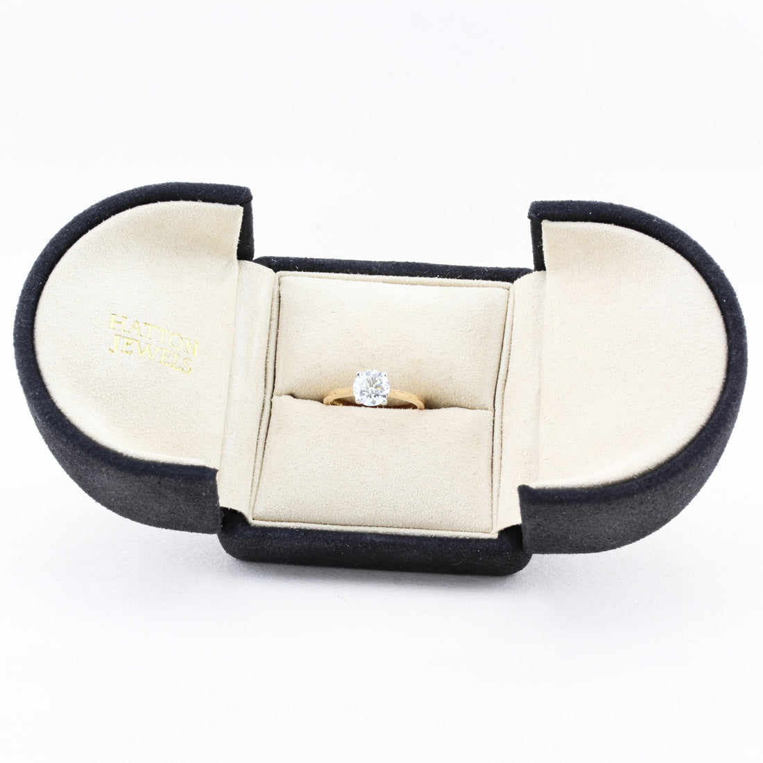 1.16ct Rose Gold Diamond Solitaire Ring