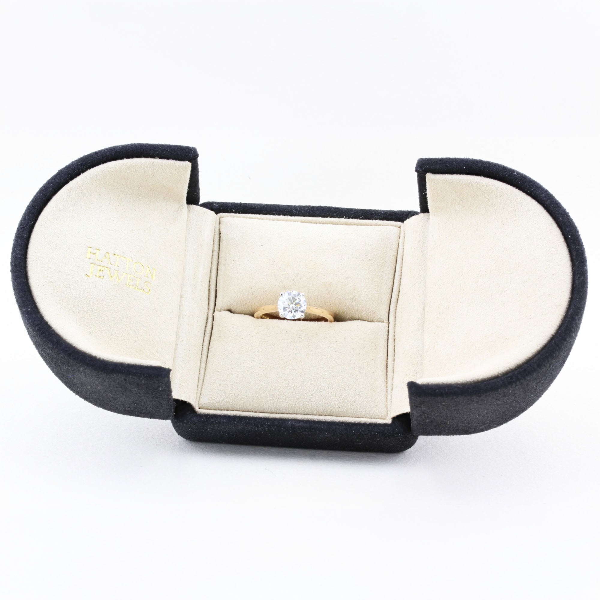 1.16ct Diamond Rose Gold Solitaire Ring