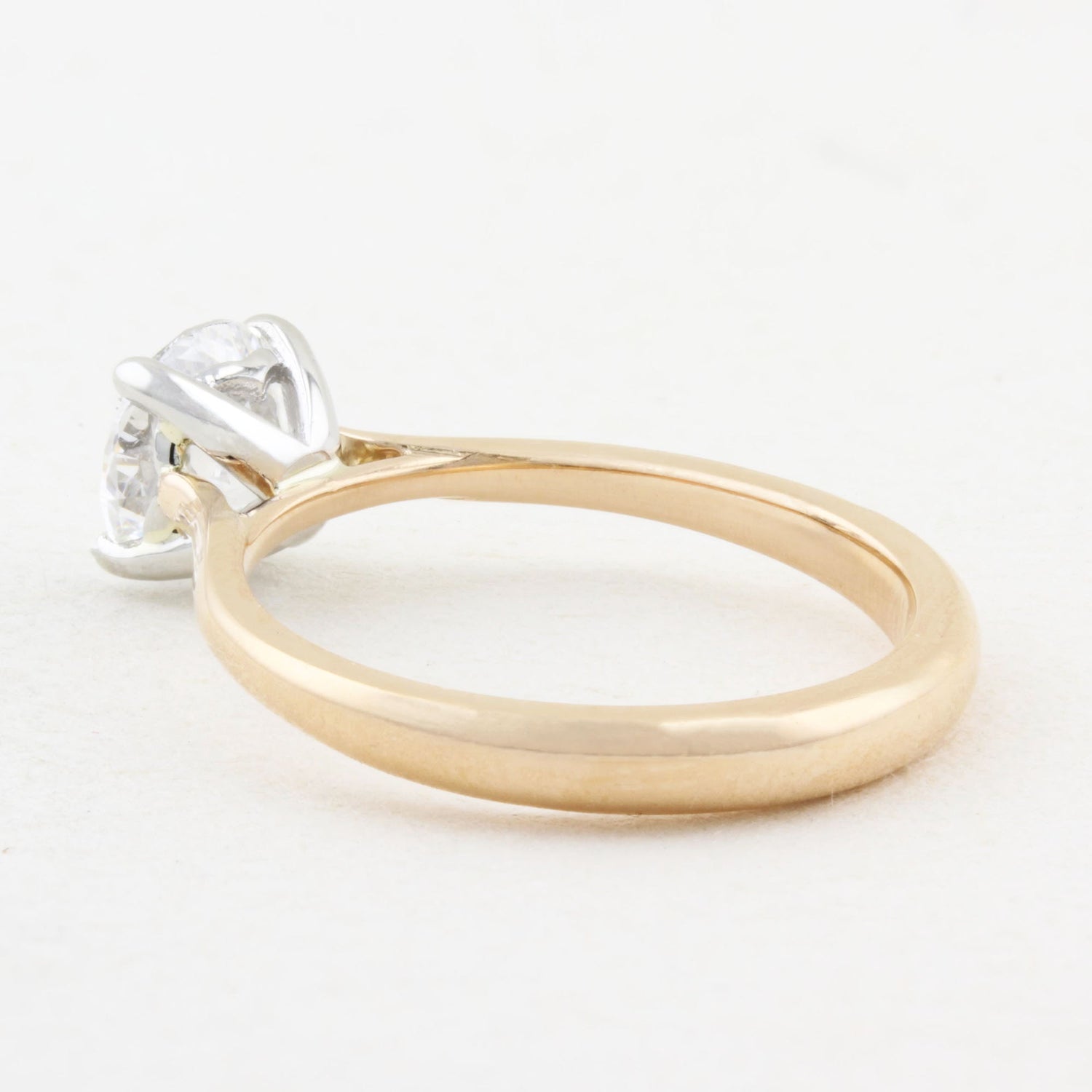 1.16ct Rose Gold Diamond Solitaire Ring